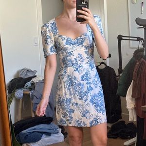 Reformation Brittney Floral Mini Dress- 0